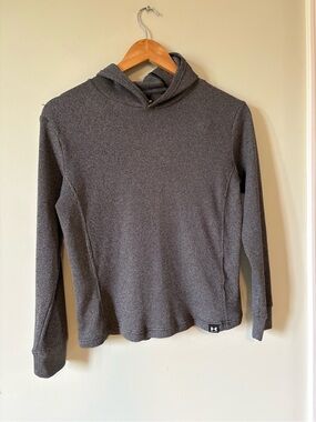 Youth Under Armour Gray Thermal Hoodie M